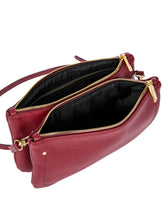 Violetta Leather Shoulder Bag with 2 Zippers | Bric's Milano