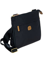 Kleine erweiterbare Schultertasche aus recyceltem Stoff | Bric's Milano