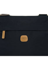 Kleine erweiterbare Schultertasche aus recyceltem Stoff | Bric's Milano