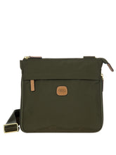 Kleine erweiterbare Schultertasche aus recyceltem Stoff | Bric's Milano