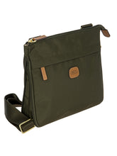 Kleine erweiterbare Schultertasche aus recyceltem Stoff | Bric's Milano