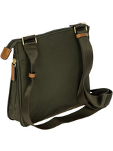 Kleine erweiterbare Schultertasche aus recyceltem Stoff | Bric's Milano