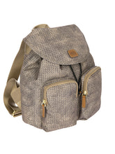 Kleiner City-Rucksack aus recyceltem Stoff | Bric's Milano