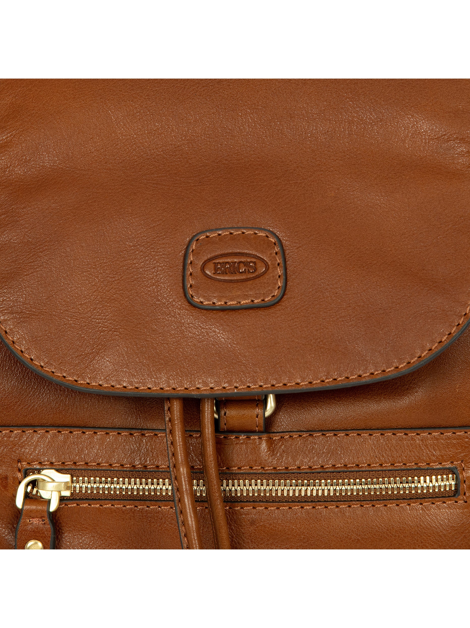 bric's backpack leather Backpack Volterra