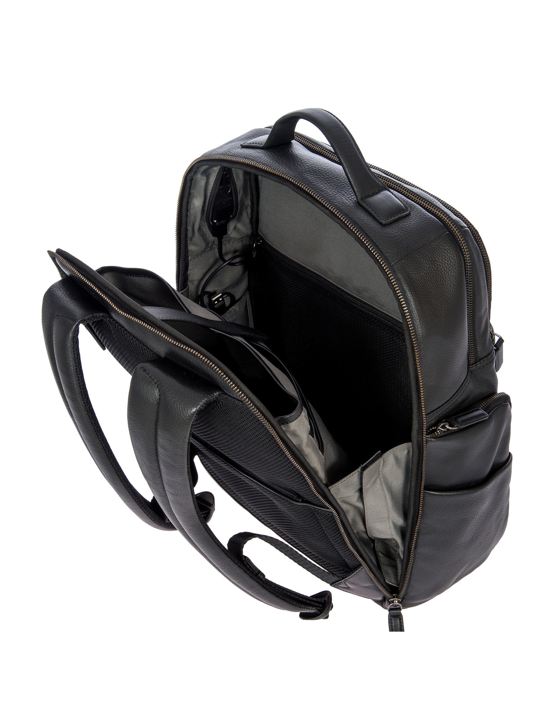 bric's backpack leather L Business Backpack