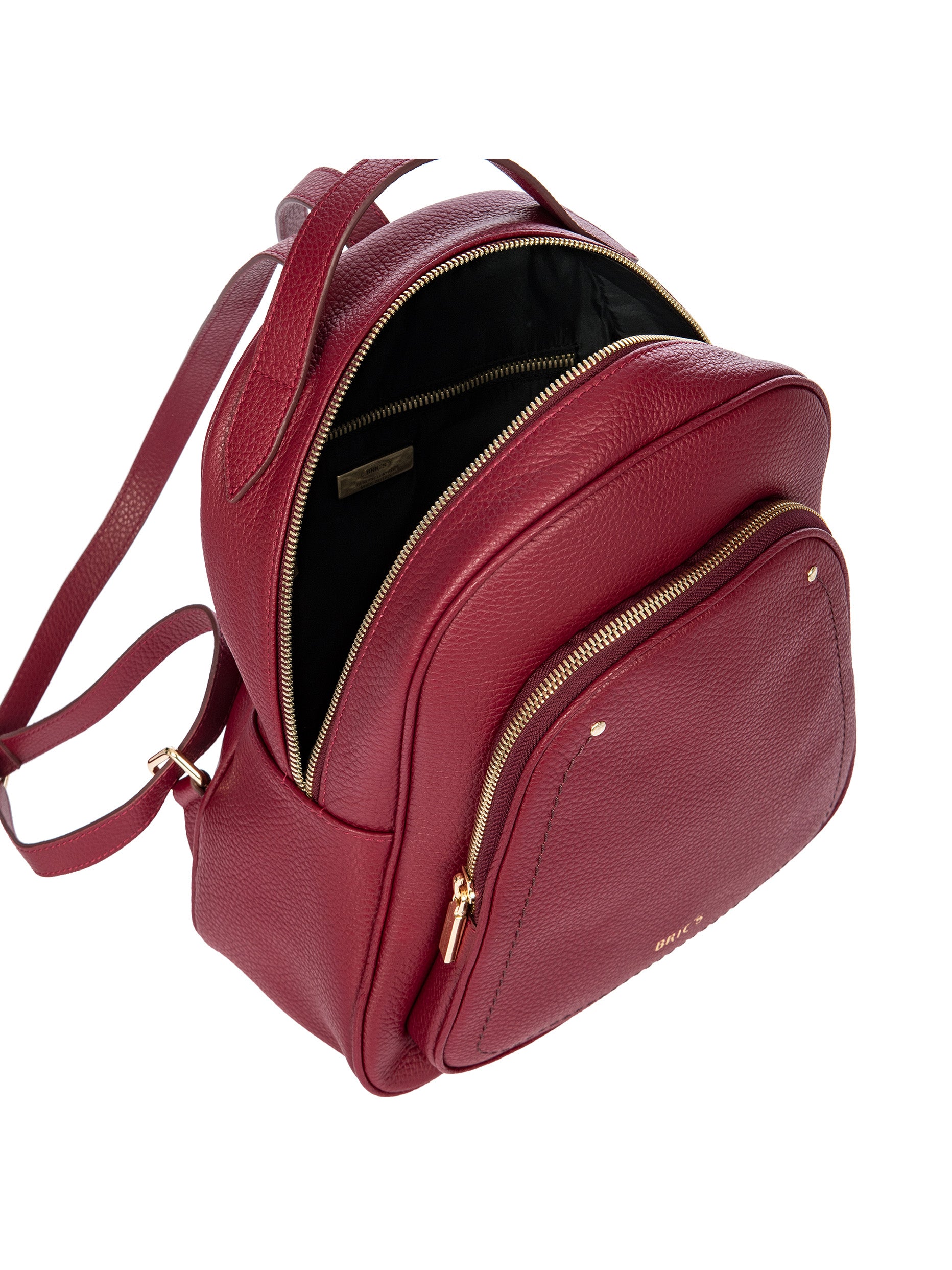 bric's backpack leather Peonia leather backpack