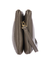 Violetta Leather Shoulder Bag with 2 Zippers | Bric's Milano