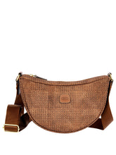 Kleine halbmondförmige Umhängetasche X-Collection - Bogen Taschen | Bric's Milano