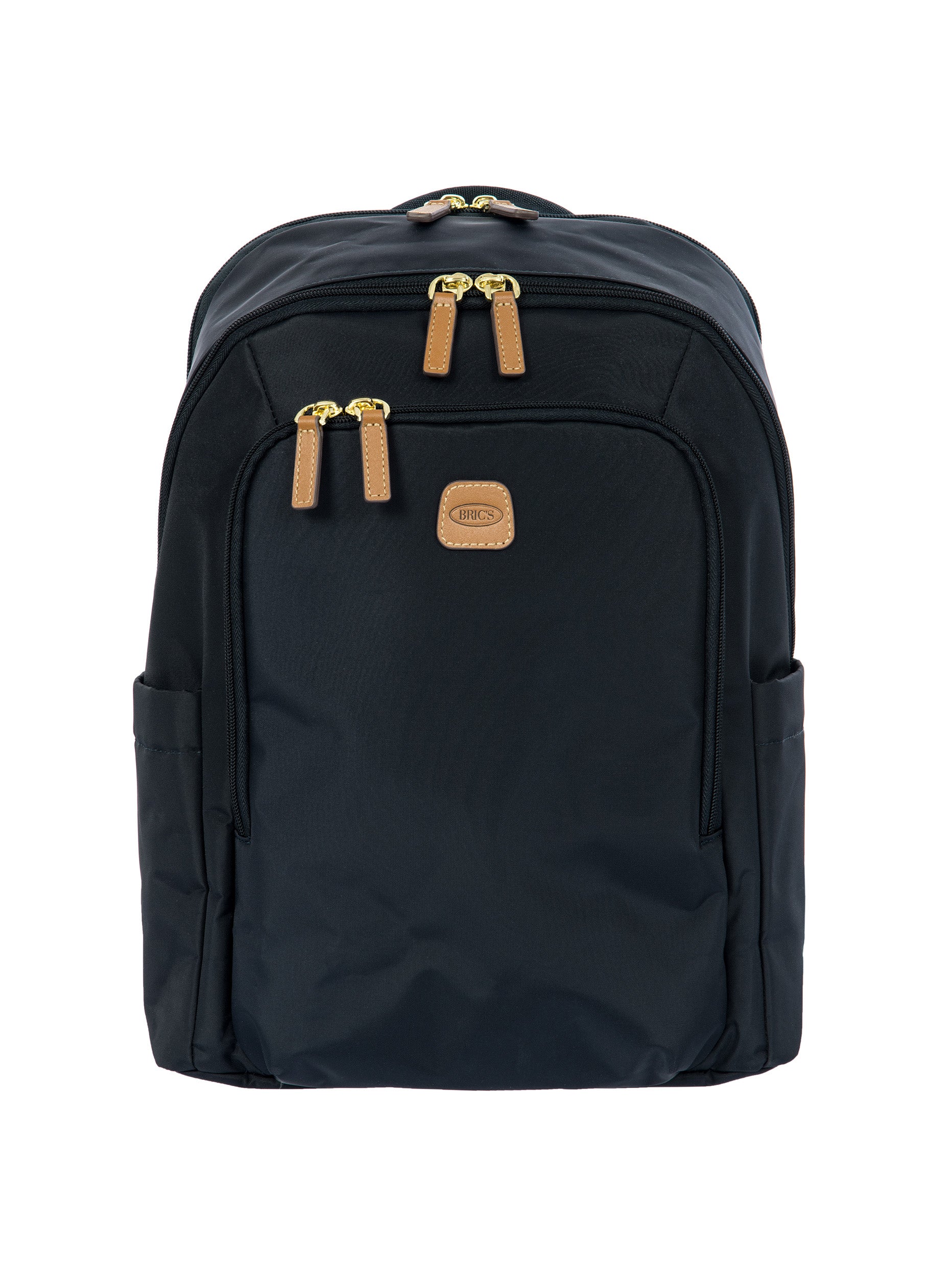 brics laptop backpack X-Travel Nomad Tuscan leather trims and luxurious lining 2-in-1 Recycled Fabric Backpack |